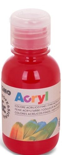 Akrylová barva PRIMO 125ml - Karmínová Morocolor