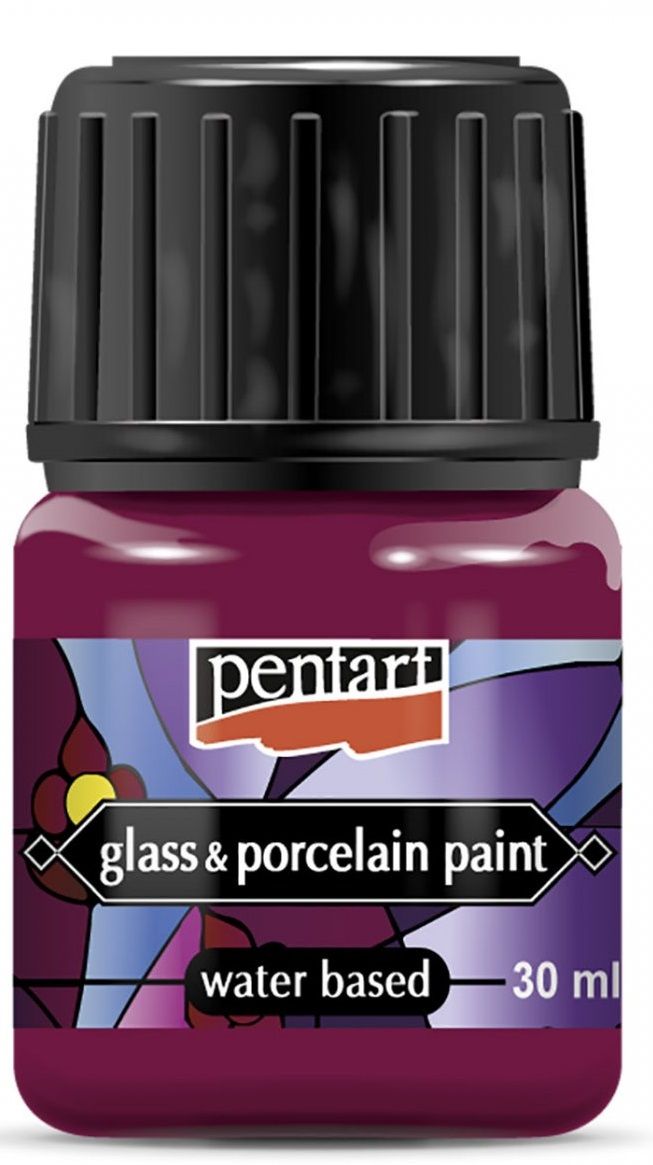 Barvy na porcelán a sklo Pentart - 30 ml - Magenta