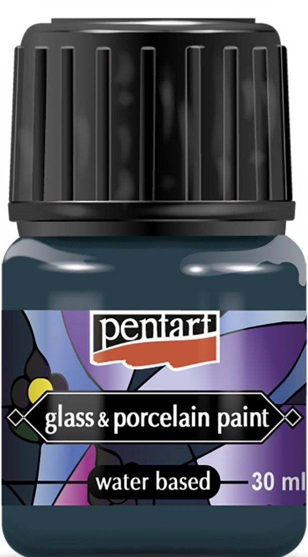 Barvy na porcelán a sklo Pentart - 30 ml - Tyrkysová zelená