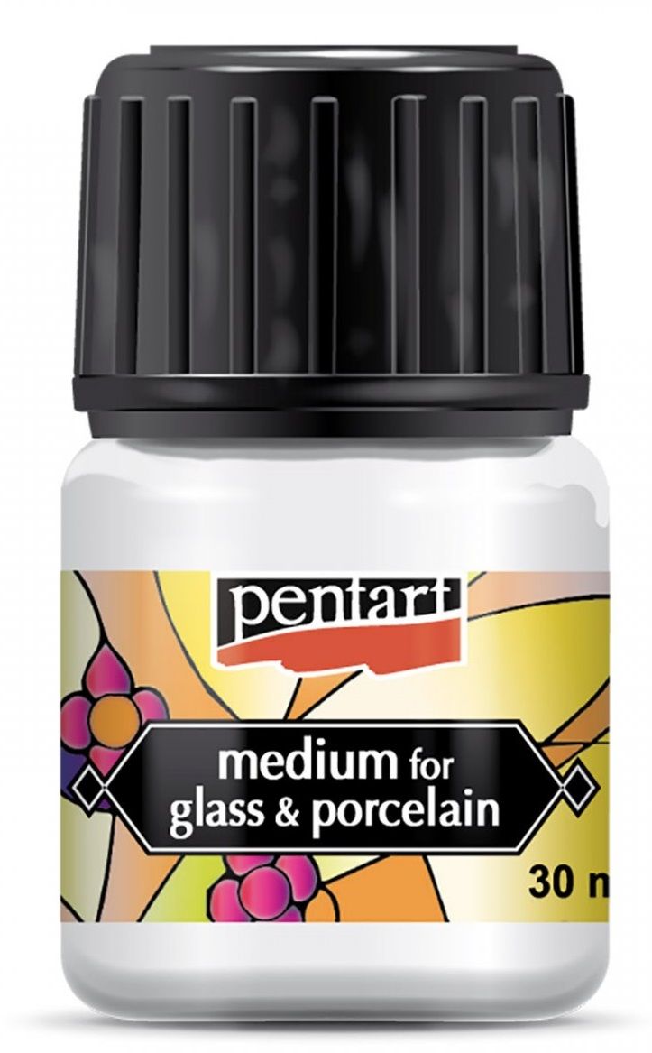 Barvy na porcelán a sklo Pentart - 30 ml - Medium na zesvětlení