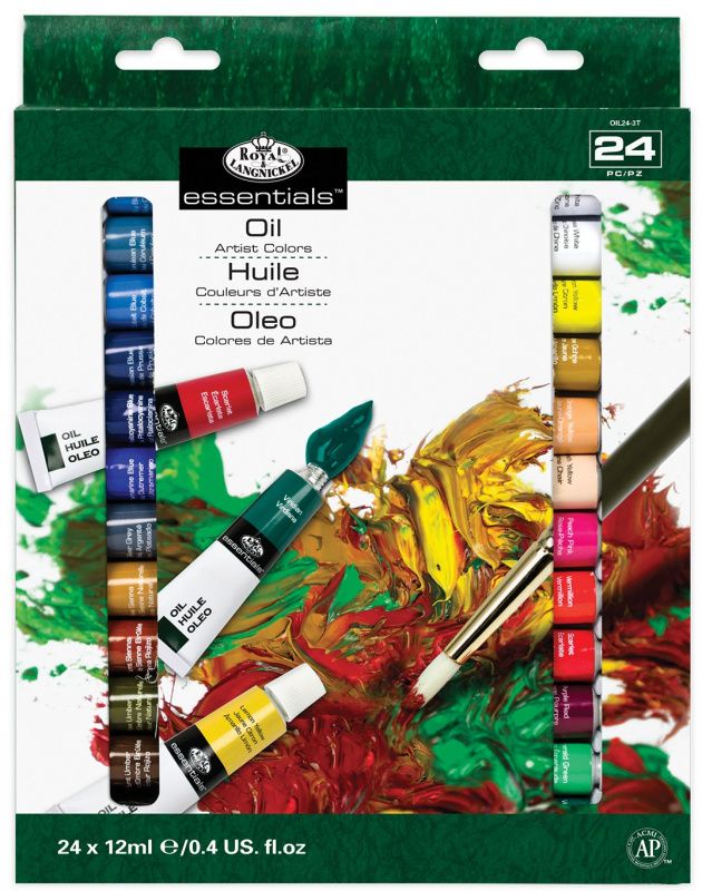 Sada olejových barev Royal & LANGNICKEL 24x12 ml