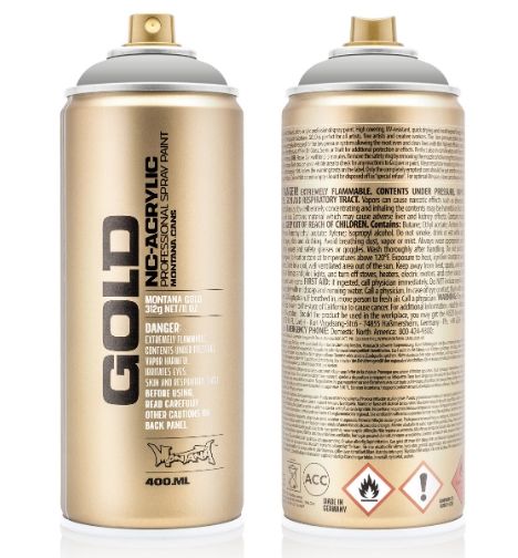 Barvy ve spreji akrylové Montana řada GOLD 400ml /více variant - Montana Cans