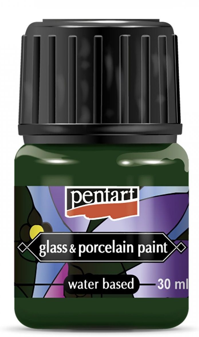 Barvy na porcelán a sklo Pentart - 30 ml - Zelená