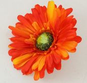 Dekorace vazbová květ GERBERA cca 11cm - 1ks | červená, fialová, korál, krémová, žlutá