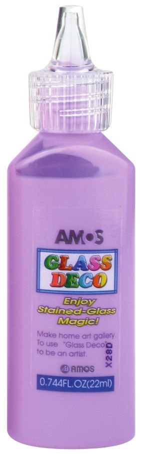 Barva na sklo Glass deco Amos 22ml - 1ks - Fialová