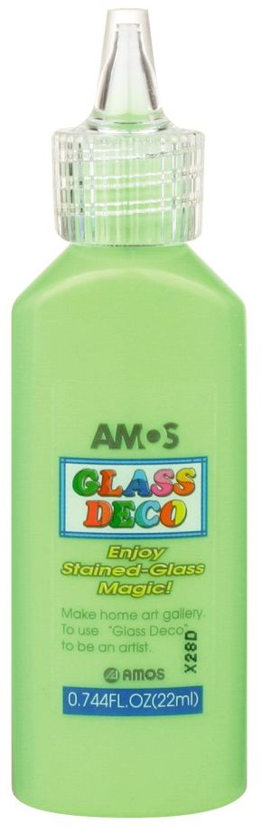 Barva na sklo Glass deco Amos 22ml - 1ks - Sv.zelená