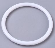 Plastový kroužek bílý 5cm - 1ks
