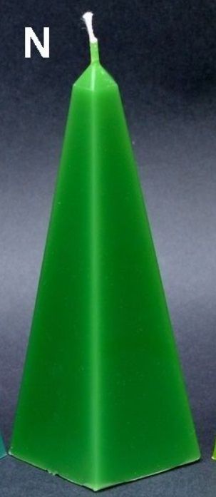 Hotová lesklá směs na výrobu svíček + aditiv + barvivo - 0,5kg - zelená