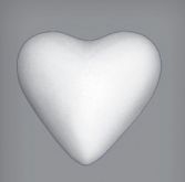 Srdce polystyren 15 cm
