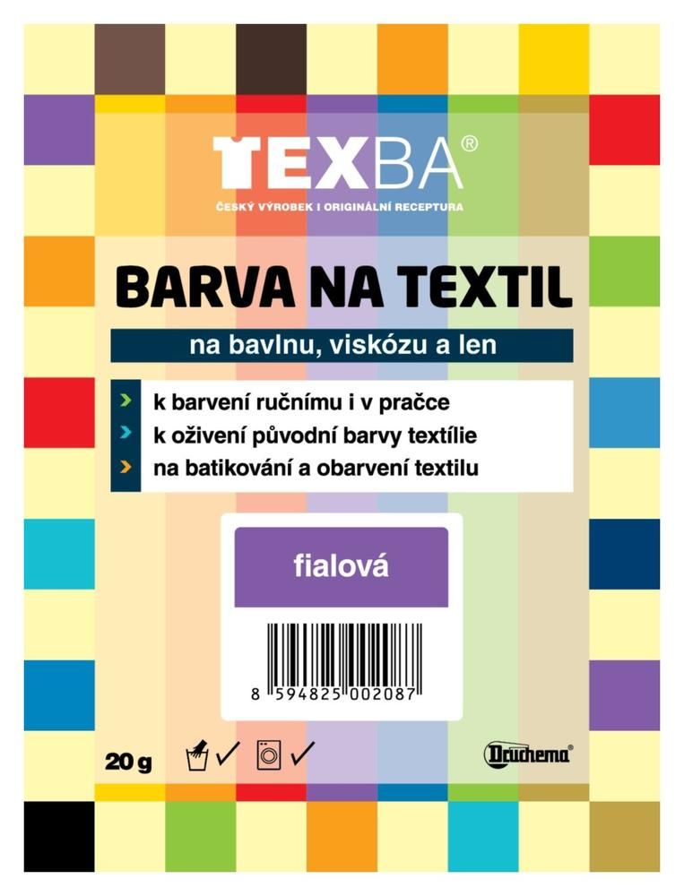 Batikovací barvy TEXBA 20g / skvělá na textil i do slizu!/