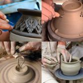 Sada sochařská polokruhových řezáků na keramiku a hlínu - 4ks