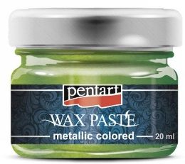 Vosková pasta 20ml - Metal zelená PentArt