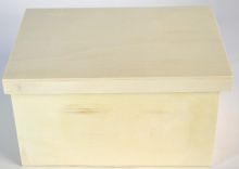 Sada dřevěné krabičky s víkem - 3ks
