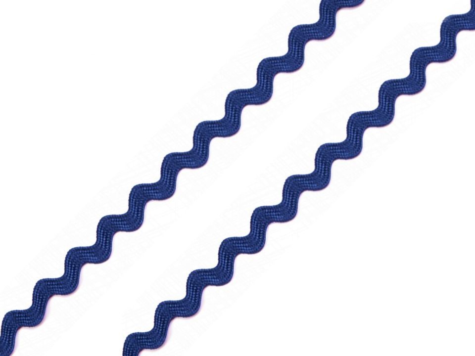 Hadovka prýmek 5mm - 1m - tm.modrý