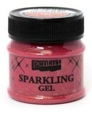 Třpytivý gel (pasta) průhledný SPARKLING 50ml Pentart